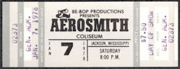 ##MUSICBPT0042 - 1978 Aerosmith Day of Show Tic...