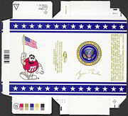 #PL254 - George W. Bush M & M Box with Presidential Seal
