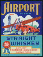 #ZLW065 - Airport Whiskey Label