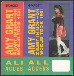 ##MUSICBP0944 - Amy Grant OTTO Cloth Backstage Pass from the 1991 Heart In Motion World Tour