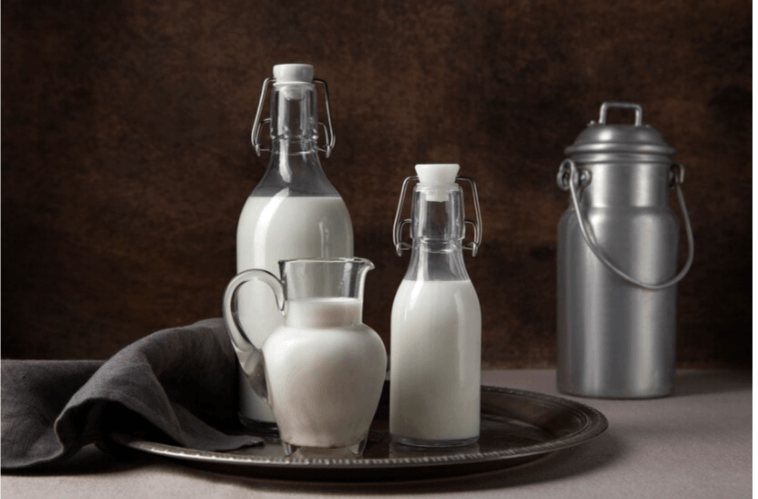 Vintage Milk Bottles