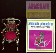 #MS123 - Armchair Pincushion in Illustrated Box