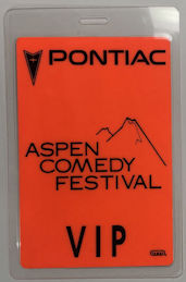 ##MUSICBP1117 - Aspen Comedy Festival OTTO Laminated VIP Pass