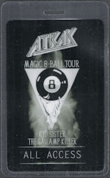 ##MUSICBP2109 - Rare A-Trak OTTO Laminated All Access Pass from the 2011 Magic 8-Ball Tour