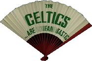 #BHSports014  - Old Boston Celtics Advertising Fan