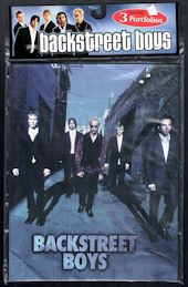 ##MUSICBG0161 - Pack of 3 Backstreet Boys Portfolio Folders from 2001