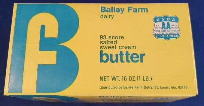 #DA124  - Group of 4 Bailey Farm Butter Boxes
