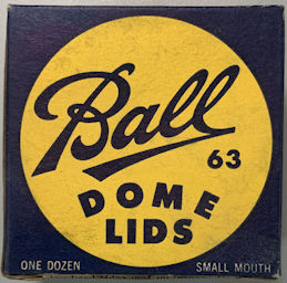 #CS556 - Full Box of Ball 63 Small Mouth Mason Dome Lids