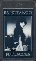 ##MUSICBP0950 - Bang Tango Laminated Full Access Backstage Pass from the 1991 Dancin on Coals Tour