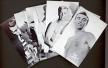 #Cards118 - Unusual Bare Chested Male Star Exhibit Supply Card Set