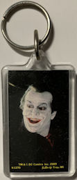 #CH537 - Licensed 1989 Batman Keychain Featuring Jack Nicholson as the Joker