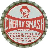 #BF025 - Group of 10 Cherry Smash Bottle Caps
