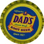 #BF038  - Group of 10 Fancy Dad's Classic Draft Root Beer Caps