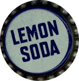 #BF091 - Group of 10 Lemon Soda Cork Lined Soda...