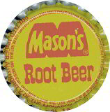 #BF123 - Group of 10 Mason's Root Beer Soda Bottle Caps