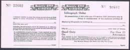 #TY962 - Clyde Beatty-Cole Circus Nubered Contract for Business Sign Placement