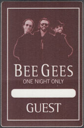 ##MUSICBP1437 - Bee Gees Cloth OTTO Guest Pass ...
