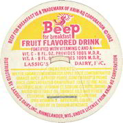 #DC086 - Lassig Dairy Beep Fruit Drink Milk Bottle Cap with Bird