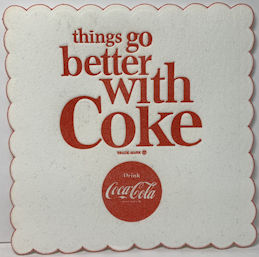 #CC196 - Group of 12 Things Go Better with Coke Coasters