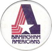 #BHSports033 - Pinback from the defunct WFL Birmingham Americans