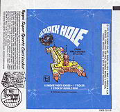 #TZCards074 - 1979 Disney Black Hole Movie Waxed Trading Card Wrapper