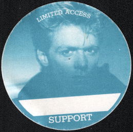 ##MUSICBP1885  - Round 1984 Bryan Adams Reckless (Summer of '69) Tour OTTO Backstage Pass