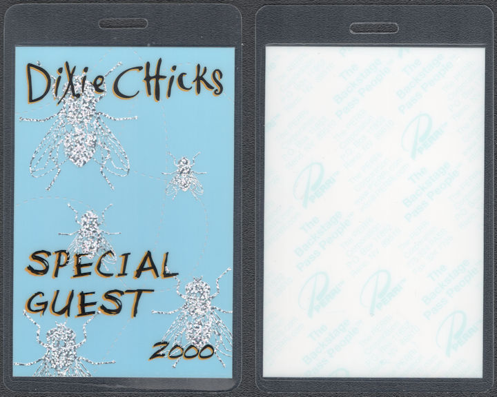 ##MUSICBP1903  - Dixie Chicks Special Guest Laminated PERRi Backstage Pass from the Fly Tour 2000