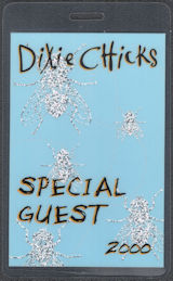 ##MUSICBP1903  - Dixie Chicks Special Guest Laminated PERRi Backstage Pass from the Fly Tour 2000