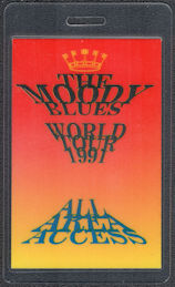 ##MUSICBP1313  - 1991 Moody Blues Laminated Bac...