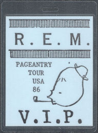 ##MUSICBP1664 - Rare R.E.M. OTTO Laminated VIP ...