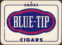 #SIGN054 - Blue-Tip Cigar Fan Hanger Sign