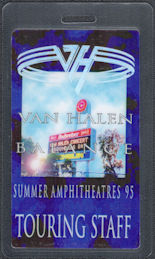##MUSICBP1882 - 1995 Van Halen OTTO Touring Staff Backstage Pass from the "Balance" Tour - Summer Amphitheatres