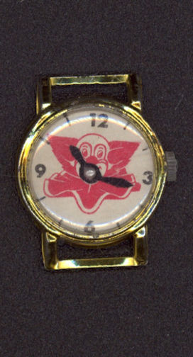 #CH327  - Group of 12 Bozo the Clown Toy Watch Faces