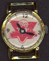 #CH327  - Group of 12 Bozo the Clown Toy Watch Faces