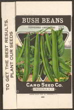 #CS204 - Card Seed Tennessee Green Pod Beans Seed Box