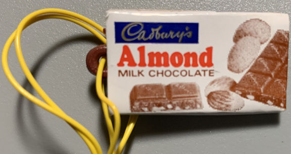 #TY860 - Cadbury's Almond Milk Chocolate Toy Necklace