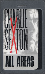 ##MUSICBP2158 - Rare Charlie Sexton OTTO Laminated All Areas Pass from the 1989 Charlie Sexton Tour