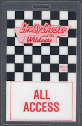 ##MUSICBP2167 - Very Rare Chubby Checker and the Wildcats OTTO Laminated All Access Pass from the 1990 World Tour