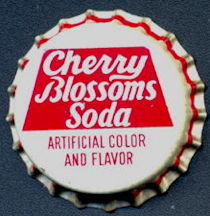 #BF154 - Cork Lined Cherry Blossoms Soda Bottle Cap - As low as 20¢ each