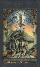 ##MUSICBP0956 - Circle of Soul Laminated Guest Backstage Pass from the 1991 Hands of Faith Tour