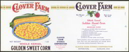 #ZLCA092 - Clover Farm Golden Sweet Corn Label