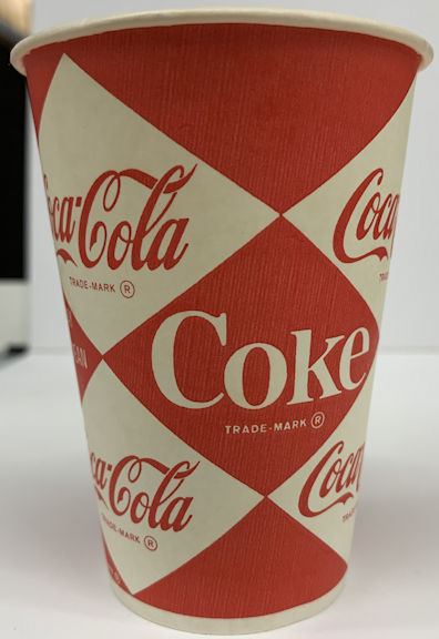 #CC011 - Group of 12 Diamond Logo Coke Cups