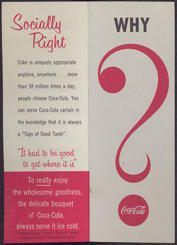 #CC242 - Coca Cola Why Coca Cola Brochure