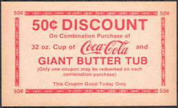 #CC369 - Group of Four 50¢ Discount Coca Cola T...