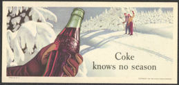 #CC256 - 1947 Coke Blotter with Winter Scene