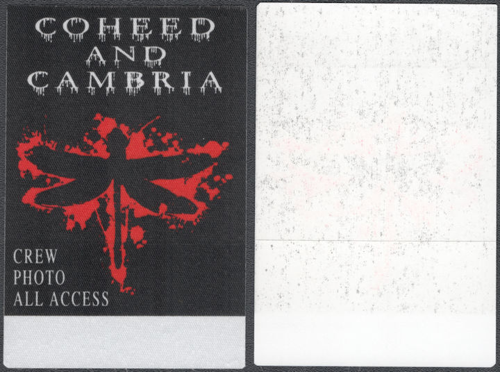 ##MUSICBP2174 - Rare Coheed and Cambria OTTO Cloth Pass from the 2008 Neverender Concert Series