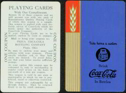 #CC060 - Rare 1930s Coke Coupon with Playing Card Offer
