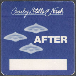 ##MUSICBP1466 - Crosby, Stills, and Nash Cloth OTTO Guest Backstage Pass from the Daylight Again Tour