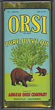 #CS082 - Large Orsi Olive Oil Display Tin