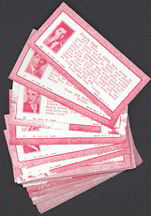 #TZCards157 - Complete Set of 24 Different Cupid's Post Office Exhibit Supply Cards